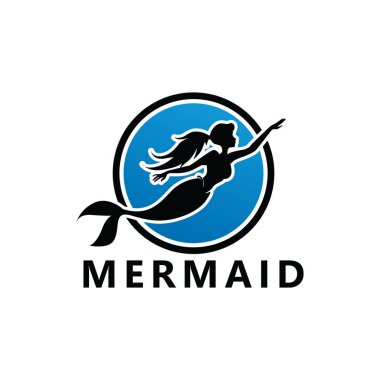 Mermaid Logo Template Design Vector