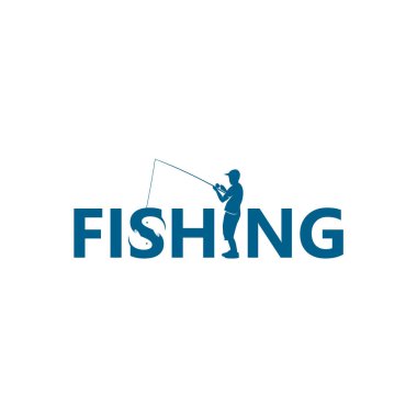 Fishing Logo Template Design Vector
