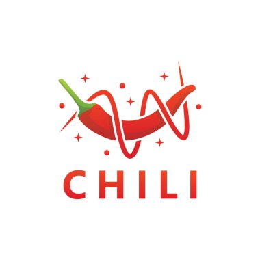 Chili logo template design vector