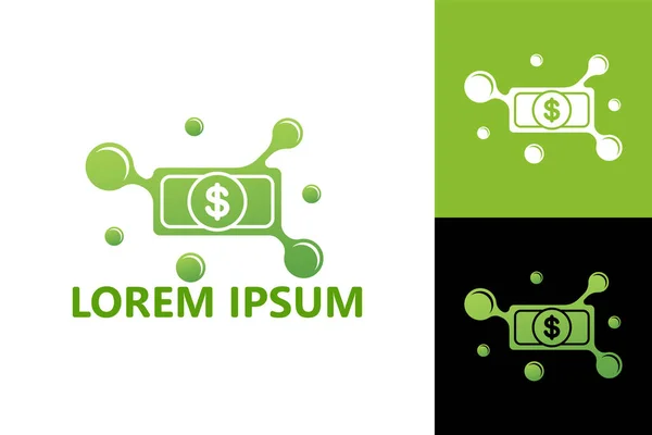 Dijital para Logo şablonu tasarlamak vektör