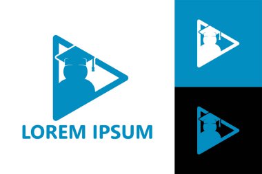 School video logo template design vector