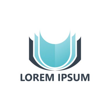 Kitap Logo şablonu tasarlamak vektör
