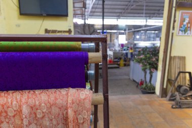 Silk factory in Da Lat, Vietnam