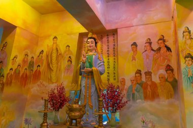 Buddhism temple in Nam Ban Town, Vietnam