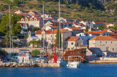 Supetar town on Brac island, Croatia