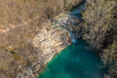 Hırvatistan 'ın Istria kentinde yedi şelale yolu