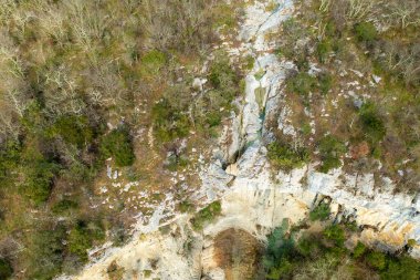 Hırvatistan 'ın Istra kentinde Buzet yakınlarında Sopot şelalesi