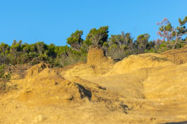 Lopar yarımadasındaki jeolojik kumtaşı oluşumları, Rab Adası, Hırvatistan