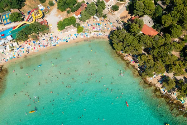 Παραλία Slanica Στο Νησί Murter Κροατία — Φωτογραφία Αρχείου