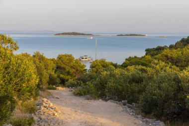 Kaprije Adası, Hırvatistan 'da Adriyatik Denizi