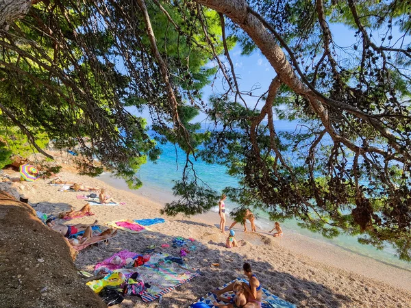 Murvica Beach Isla Bra Croacia — Foto de Stock