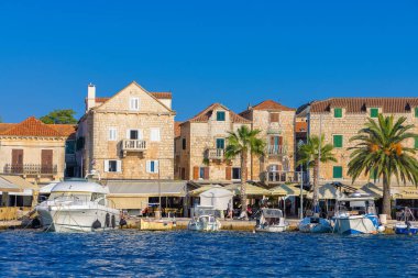 Supetar town on Brac Island, Croatia