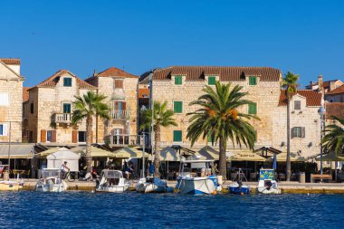 Supetar town on Brac Island, Croatia