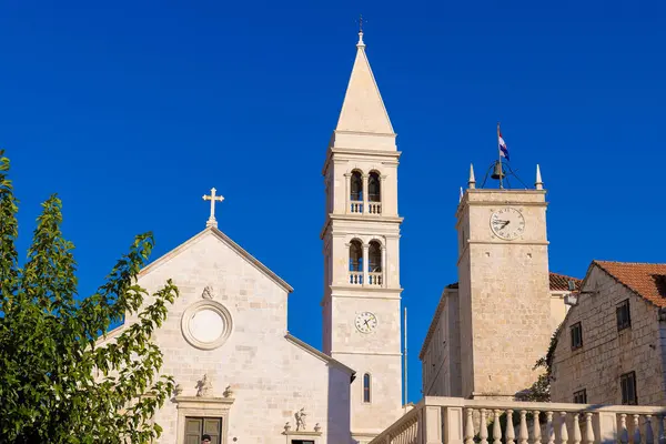 Supetar town on Brac Island, Croatia