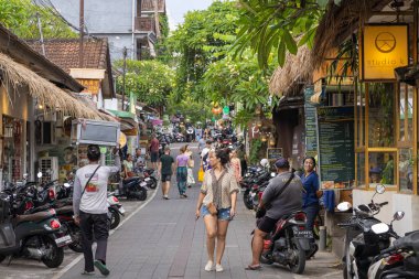 Ubud, Bali, Endonezya 'daki Sokaklar