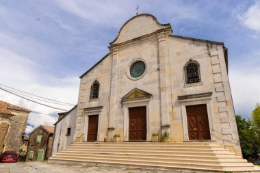 Hırvatistan 'ın Istra kentindeki Oprtalj kasabası