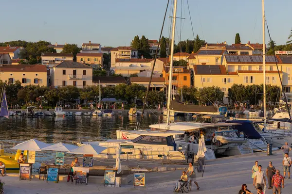 stock image Malinska town on Krk Island, Croatia