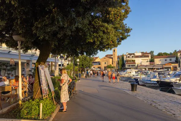 stock image Malinska town on Krk Island, Croatia