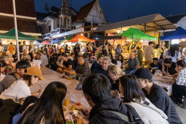 Chiang Mai, Tayland 'daki gece marketi.