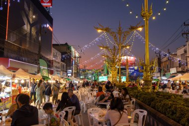 Chiang Rai, Tayland 'da yeni yıl kutlaması.