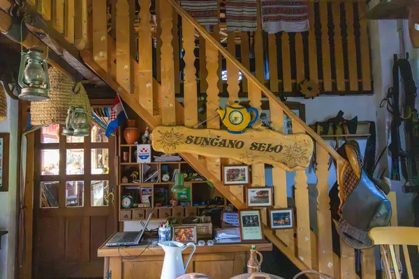 Hırvatistan 'ın Koprivnica kentindeki Eco ve Ethnographic Village 