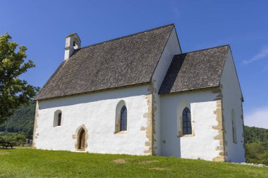 Kamenica, Kıtasal Hırvatistan 'daki St. Andrew Şapelinin Manzarası