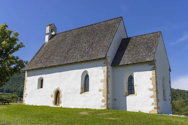 Kamenica, Kıtasal Hırvatistan 'daki St. Andrew Şapelinin Manzarası