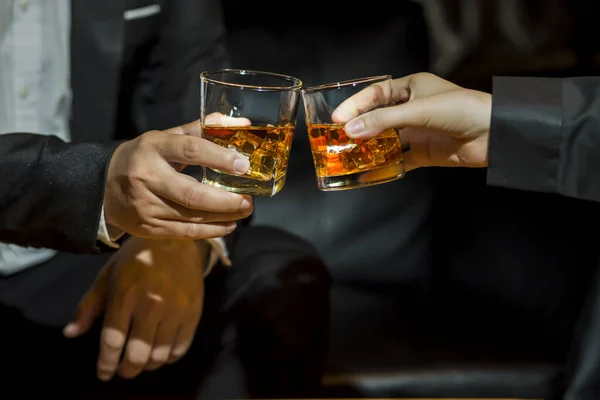 stock image whiskey, for a friendly party in a bar or a restaurant.