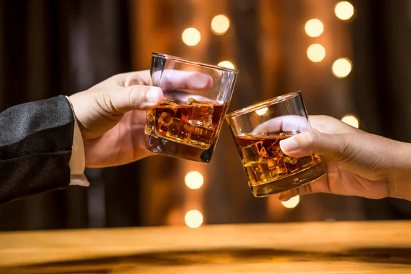 Whisky Una Festa Amichevole Bar Ristorante — Foto Stock