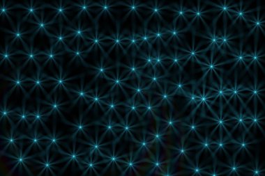 Natural, Sun flare on the black background