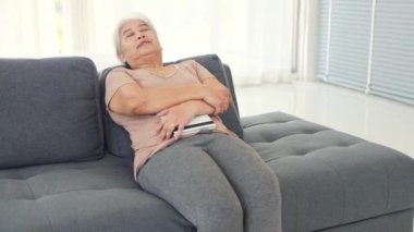 Evde yalnız yaşamayı seven ve dinlenmek, kitap okumak, stresi azaltmak ve boş zamanlarını iyi değerlendirmek gibi aktiviteler yapmaktan hoşlanan Asyalı yaşlı kadın özel kişiliği..