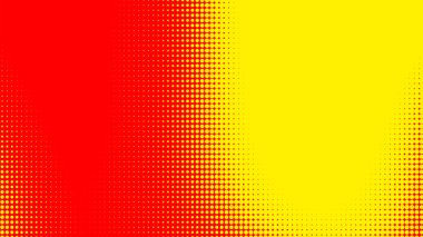 Noktalar yarım ton turuncu sarı renk desenli, teknolojik dijital arkaplanlı. Noktalar, yaz arkaplanlı sanat çizgi romanları..