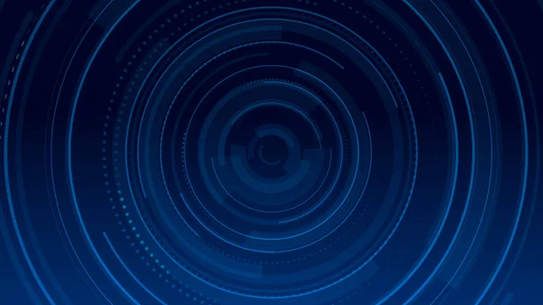 Circle blue technology Hi-tech background. Abstract graphic digital future concept design.