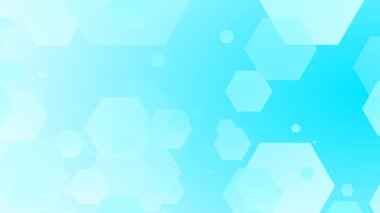 Altıgen geometrik beyaz desen parlak sağlık ve teknoloji geçmişi. Soyut grafik dijital gelecek bilim konsept tasarımı.