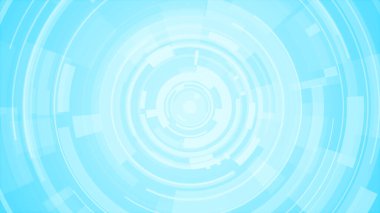 Daire şeklinde beyaz mavi parlak teknoloji yüksek teknoloji. Soyut grafik dijital gelecek konsept tasarımı.