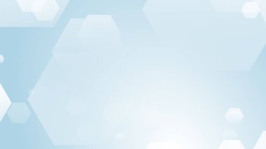 Altıgen geometrik beyaz desen parlak sağlık ve teknoloji geçmişi. Soyut grafik dijital gelecek bilim konsept tasarımı.