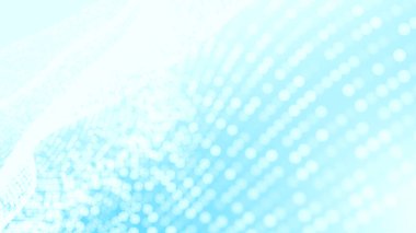 Nokta beyaz dalga desen ekran gradyan parlak doku arka planı. Soyut teknoloji büyük veri dijital arkaplanı. 3d oluşturma.