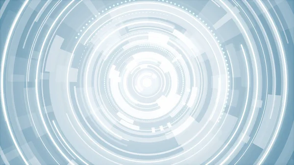 Circle white blue bright technology Hi-tech background. Abstract graphic digital future concept design.
