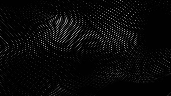 Dot Fehér Fekete Hullám Technológia Textúra Háttér Absztrakt Big Data Stock Kép