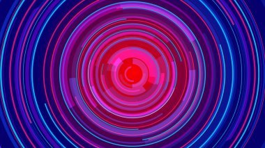 Neon hatları teknolojisi yüksek teknoloji mavi arka plan. Soyut grafik dijital gelecek konsept tasarımı.