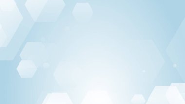 Altıgen geometrik beyaz desen parlak sağlık ve teknoloji geçmişi. Soyut grafik dijital gelecek bilim konsept tasarımı.