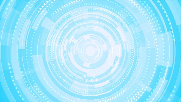 Кругом Бело Голубой Яркий Технологический Фон Tech Абстрактный Графический Дизайн Лицензионные Стоковые Фото