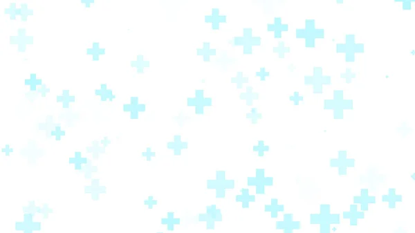 Medizinische Gesundheit Blaues Kreuz Muster Weißer Hintergrund Abstraktes Konzept Für — Stockfoto