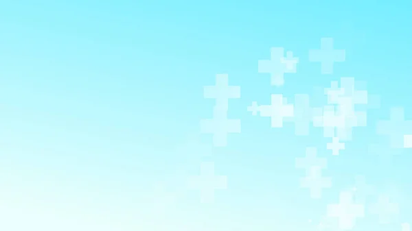 Медичний Зелений Синій Хрест Візерунок Фону Анотація Технології Охорони Здоров — стокове фото