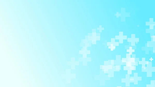 Медичний Зелений Синій Хрест Візерунок Фону Анотація Технології Охорони Здоров — стокове фото