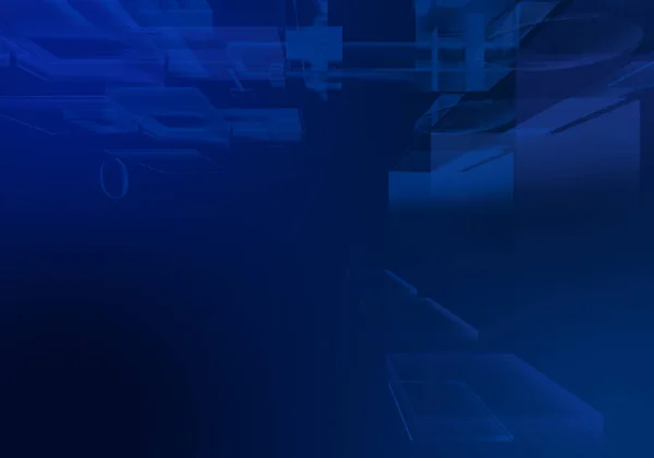 Streszczenie Niebieski Kolor Usterka Blockchain Izometryczne Cyfrowe Chmury Technologii Tekstury — Zdjęcie stockowe