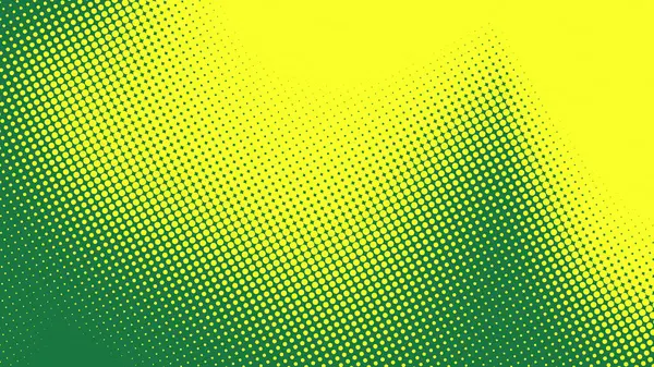 Abstrakter Punkt Halbton Gelb Grün Farbverlauf Textur Hintergrund Wird Für — Stockfoto