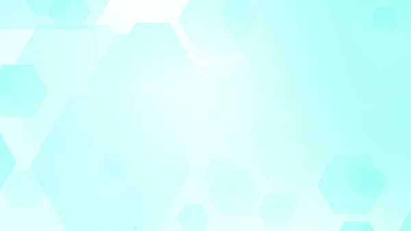 Sechseck Geometrische Weiß Blaue Muster Hellen Medizinischen Und Technologischen Hintergrund — Stockfoto