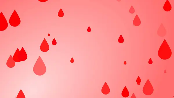Medical health red blood drop pattern background. Abstract healthcare for World Blood Donor Day.