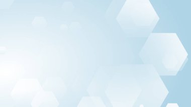 Altıgen geometrik beyaz desen parlak sağlık ve teknoloji geçmişi. Soyut grafik dijital gelecek bilim konsept tasarımı.